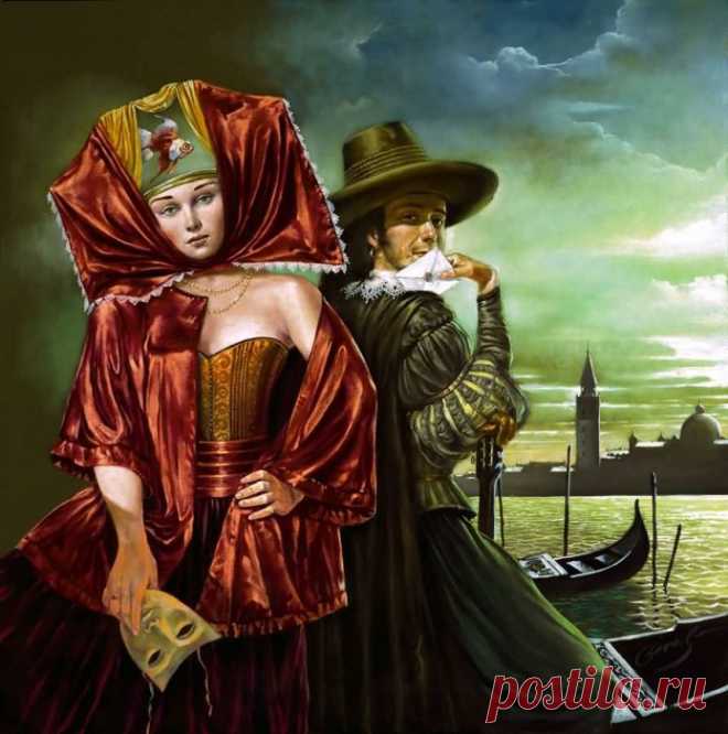 Illusions of Absurdity. Unrequited Letters, Michael Cheval (Михаил Хохлачев), арт галерея живописи. Страница get.