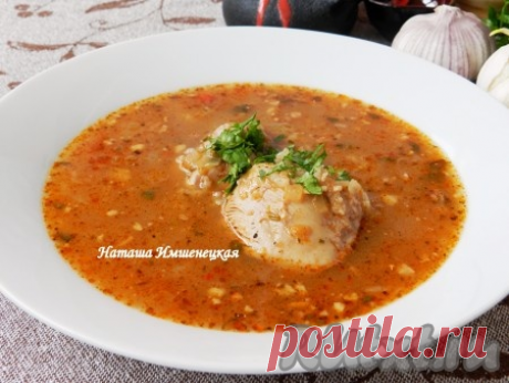 Харчо из курицы с рисом