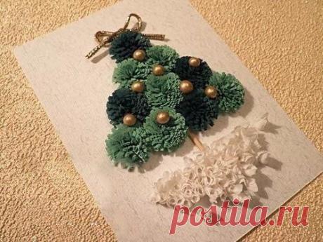 Делаем новогоднюю елочку с детьми — Поделки с детьми