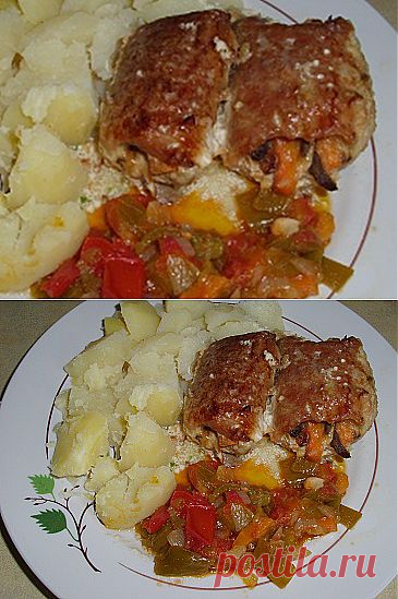 Рулетики из свинины, запеченные в духовке | Рецепты моей мамы