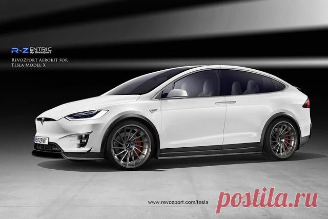 Tesla Model X побывала в тюнинг ателье RevoZport:Авто Новости