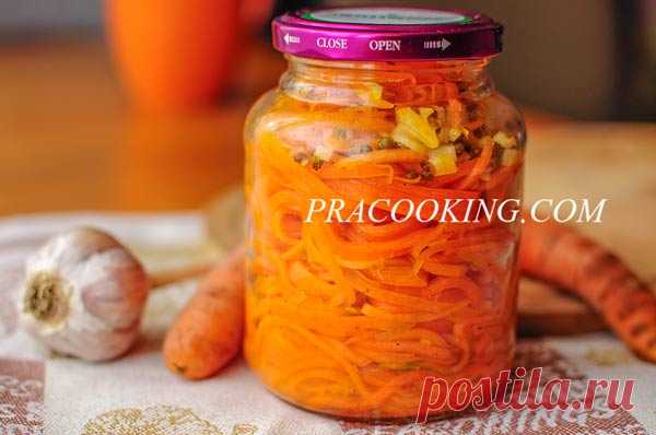 Морковь по-корейски на зиму в банках | Кулинарные рецепты с фото