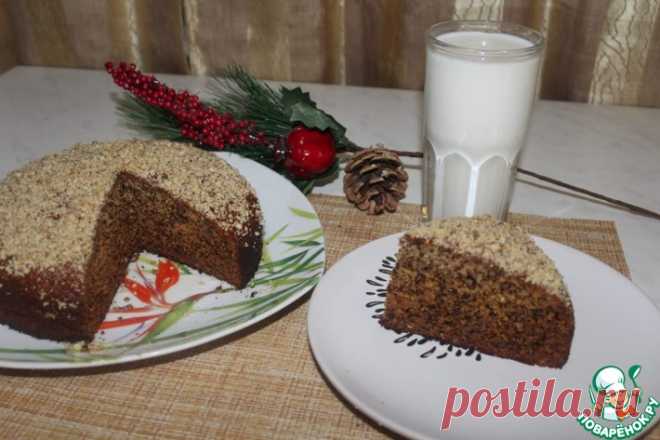 Медовый пирог на кефире Кулинарный рецепт