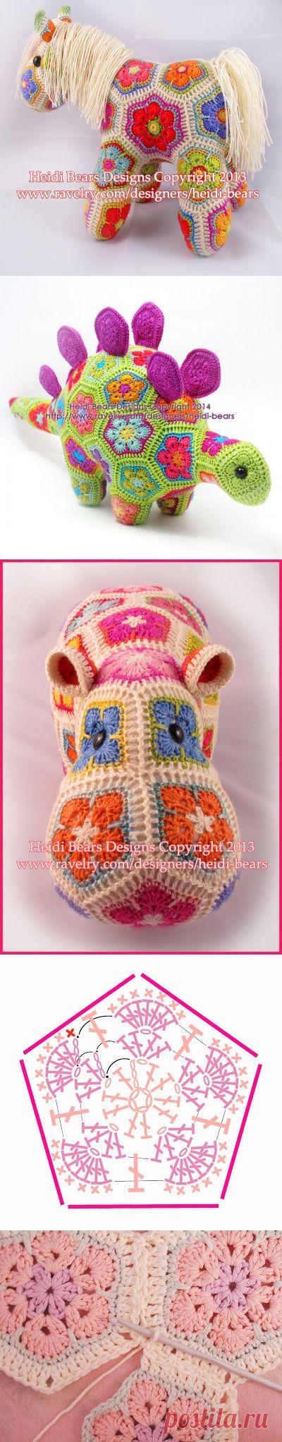 Яркие игрушки из «африканских» мотивов — Рукоделие