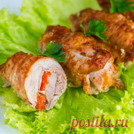 Куриные рулетики в духовке. Нежнее рецепта из курицы вы не найдете - Простые рецепты Овкусе.ру