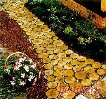 Крутые идеи садовых дорожек