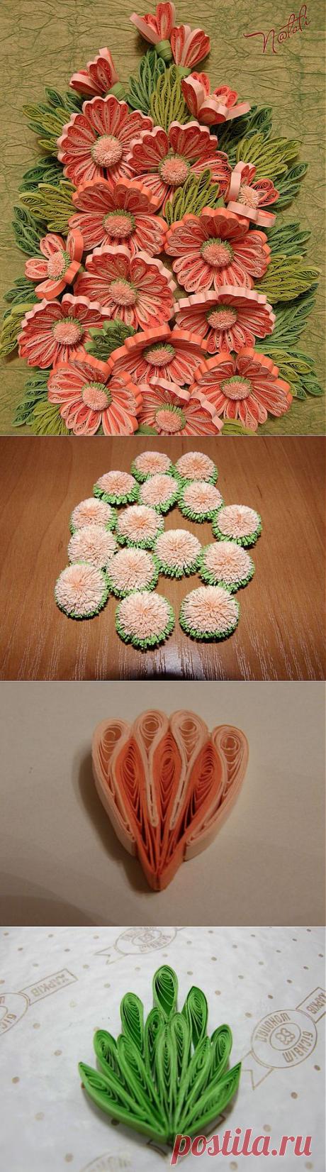 Неведомые оранжевые цветы.