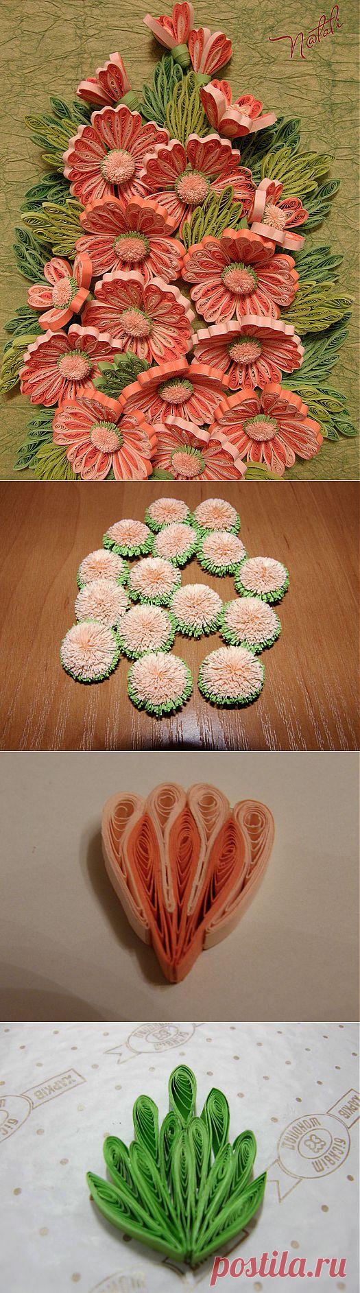 Неведомые оранжевые цветы.