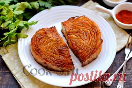 Режу капусту крупными кусками и – в духовку. Нереальная вкуснота