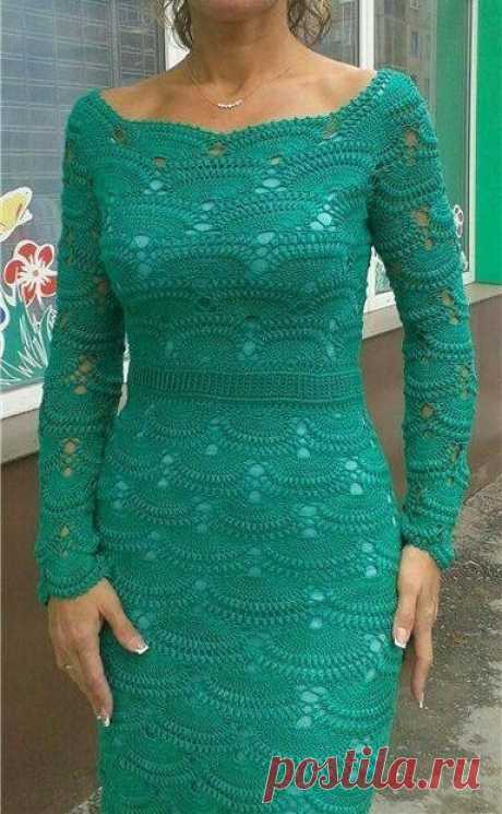 Платье крючком