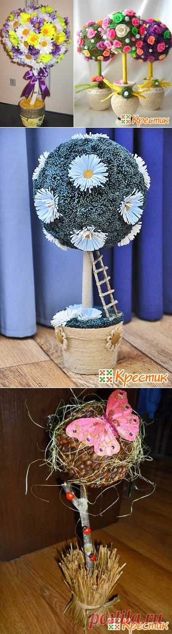 Топиарий своими руками: фото и мастер-класс для начинающих