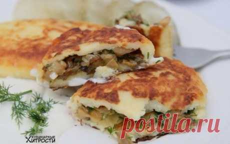 Картофельные пирожки с грибами - Кулинарные Рецепты