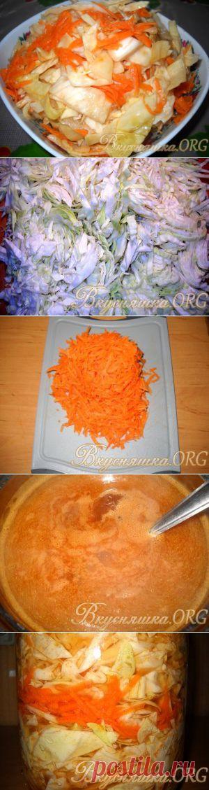 Капуста по-корейски. Рецепт с фото
