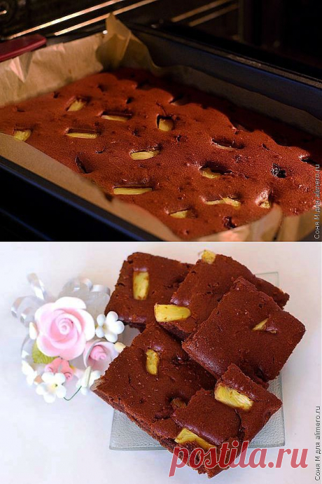 Сливочно сырный бисквит с фруктами / Рецепты с фото