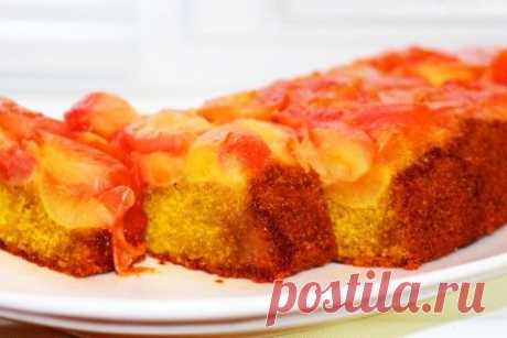 Персиковый пудинг. Простое приготовление!