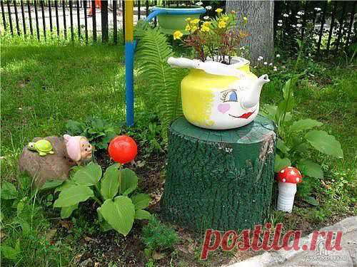 Дачные поделки своими руками. Чем украсить дачный участок?
