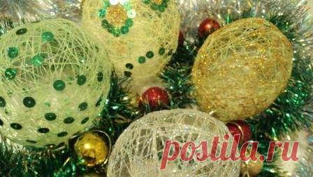 Делаем новогодние игрушки своими руками по фото