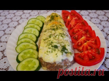 Супер закуска !!! Фаршированные баклажаны в мясной шубке Баклажаны в духовке