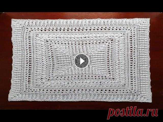 Квадратная салфетка Тала крючком МК 1ч (1-5р) Здравствуйте дорогие мои, начинаем вязать красивую квадратную салфетку Тала от Мери Верст. Приятного просмотра...
