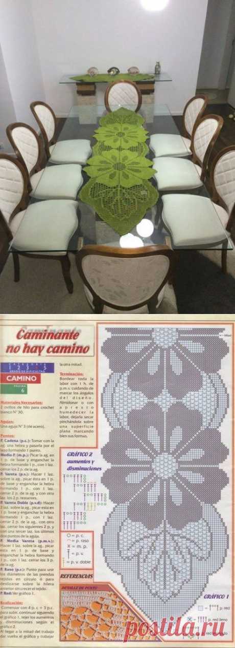 Длинная салфетка
