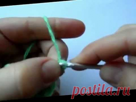 Как связать крючком крокодилью кожу - YouTube