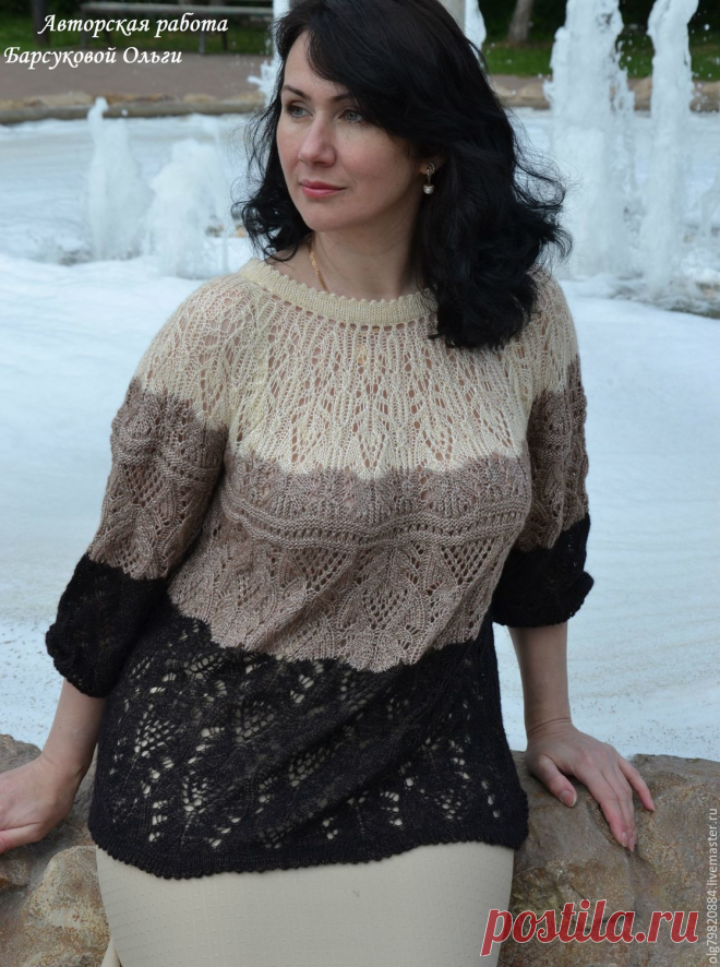 Купить Легкая ажурная кофточка