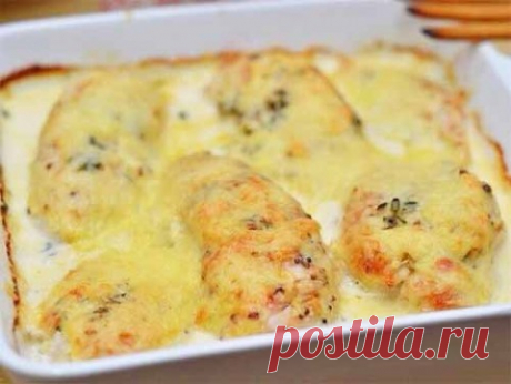 Куриное филе в сливочном соусе