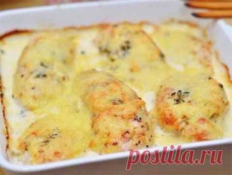 Куриное филе в сливочном соусе