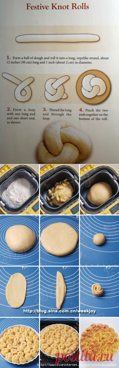 Ещё способы разделки плюшек и булочек