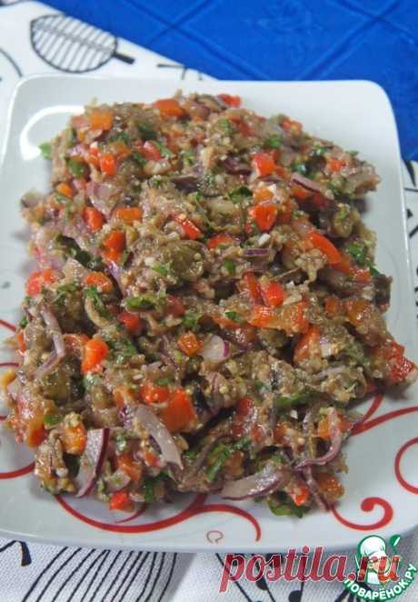 Острая закуска из баклажанов и перца – кулинарный рецепт