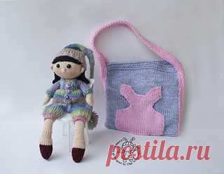 Ravelry: Doll Iris and a handbag for dolls pattern by Morgunova Olga
