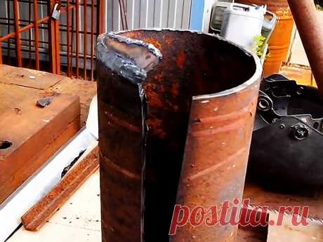 Самодельный бур из трубы своими руками