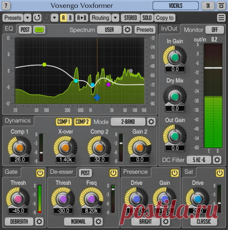 Vocal Effects Plugin [VST, AU, AAX] - Voxformer | Voxengo