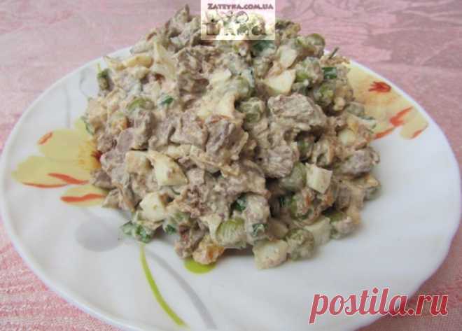Салат из куриной печени — Кулинарная книга - рецепты с фото