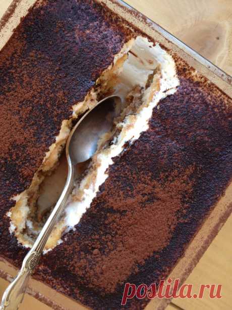 Тирамису с маскарпоне и коньяком рецепт – выпечка и десерты