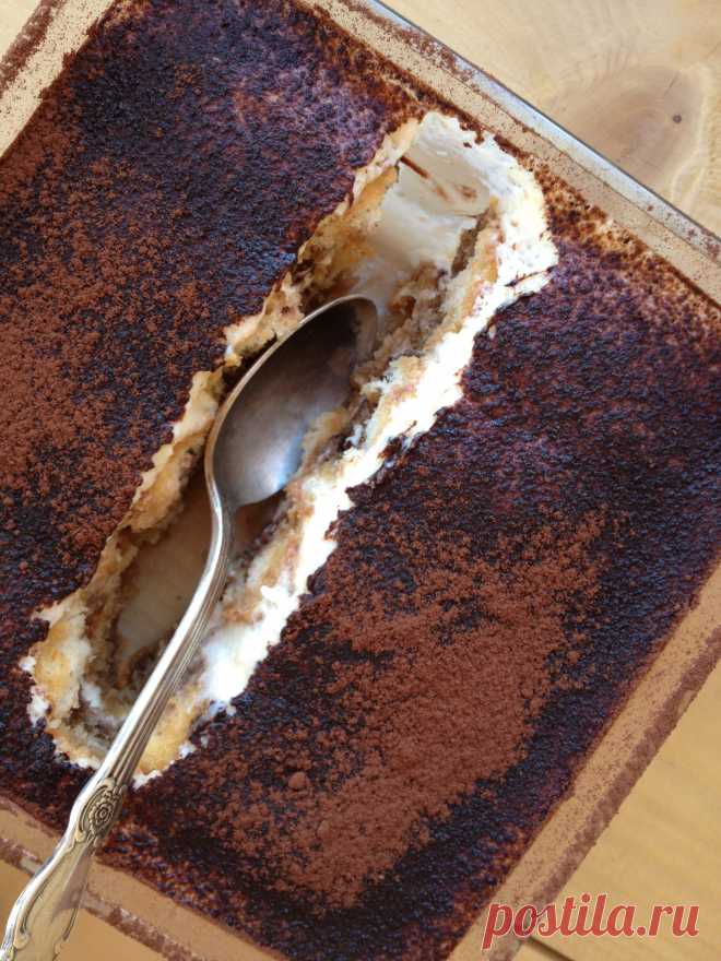 Тирамису с маскарпоне и коньяком рецепт – выпечка и десерты