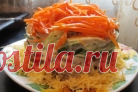 Cалат с корейской морковью и грибами - пошаговый рецепт с фото на Повар.ру