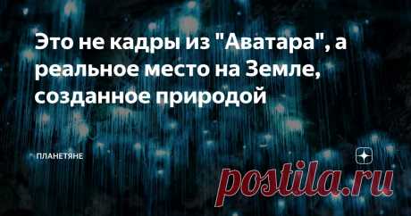Это не кадры из "Аватара", а реальное место на Земле, созданное природой Статья автора «Планетяне» в Дзене ✍: Привет, мои дорогие любители необычной природы нашей планеты. Сегодня наш выпуск, посвящён месту, поистине неземному.