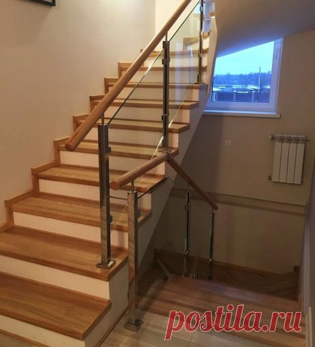 Перила из стекла и нержавейки