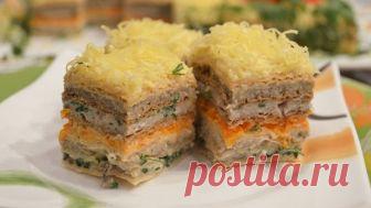 Селедочный торт на вафельных коржах. Рецепт, который готовлю каждые выходные | Любимая Дача | Яндекс Дзен