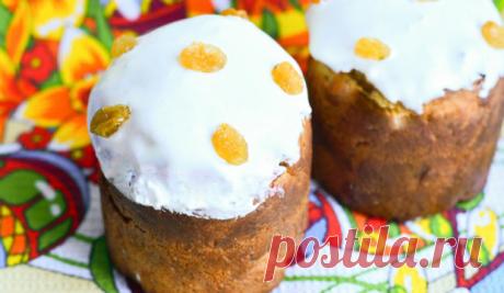 Воздушный кулич из венского теста, который просто тает во рту Опара с вечера, а выпечка с утра