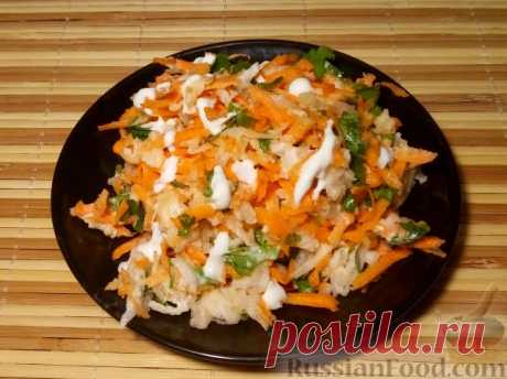 Рецепт: Репа с морковью на RussianFood.com