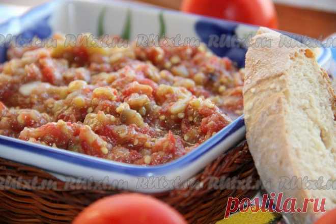 Домашняя баклажанная икра от сырая