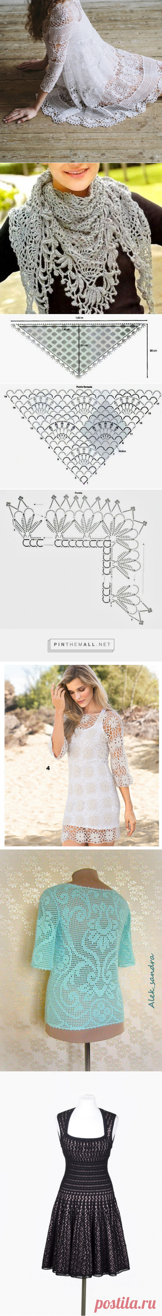 В помощь вязальщице - Схемы мотивы узоры для крючка - 2