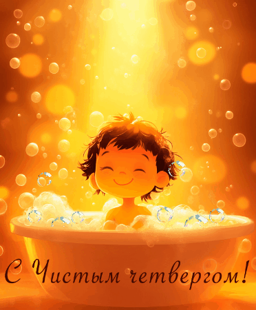 Сегодня Чистый четверг, поздравляю с праздником! Желаю очищения и обновления. Пусть уйдут с омовением все невзгоды и неурядицы, все обиды и разочарования. Открытки на Чистый четверг!