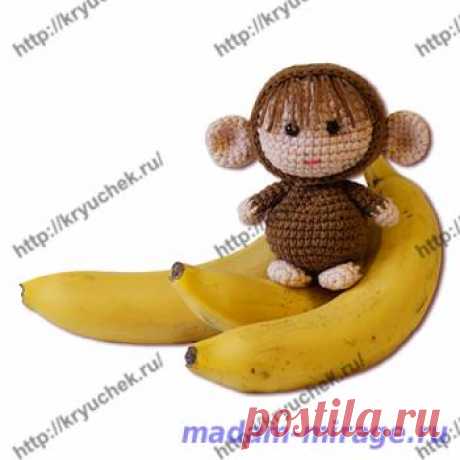Обезьянка | Остров вязаной игрушки