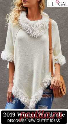 Free Shipping & Easy Return. Liligal cute tops, long sleeve t shirts, cozy sweaters cardigans, comfy fall winter outfits for women, down to $USD28, shop now~ #liligal #womensfashion #tshirt #cardigan #sweater