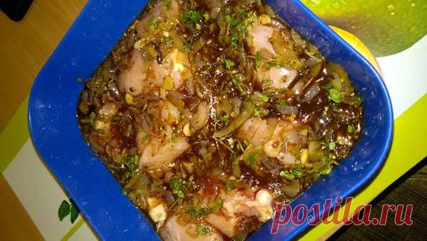 Пряный маринад со специями для мяса на гриле