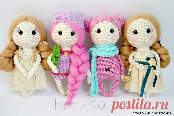 Вязаные куколки
