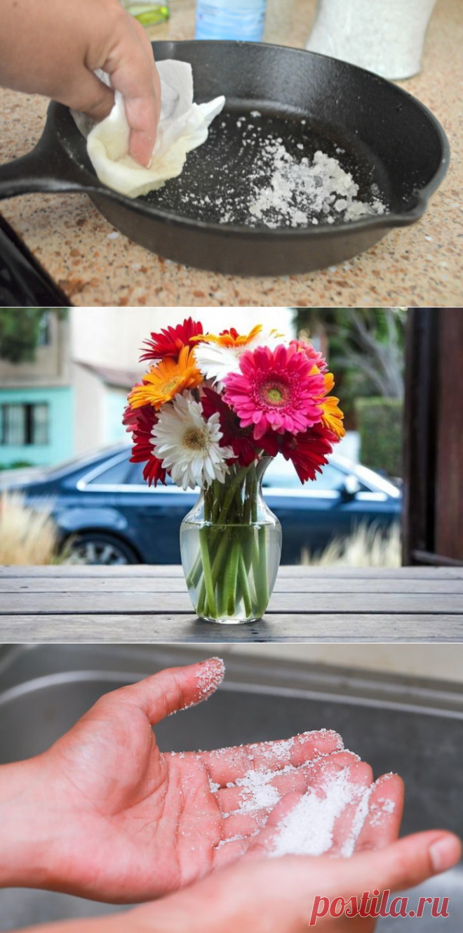 12 лайфхаков с солью, узнав о которых, захочется прикупить пару пачек сверху - Я узнаю